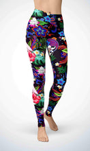 Load image into Gallery viewer, Navy jungle flower legging - Shopping ing
