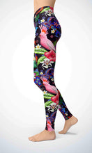 Load image into Gallery viewer, Navy jungle flower legging - Shopping ing
