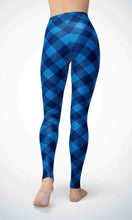 Load image into Gallery viewer, Blue check print legging - Shopping ing
