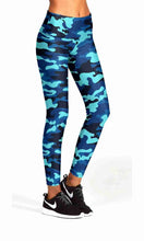 Load image into Gallery viewer, Green camo print workout yoga pants - Shopping ing
