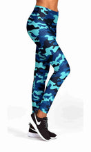 Load image into Gallery viewer, Green camo print workout yoga pants - Shopping ing
