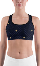 Load image into Gallery viewer, Black stars and dusts sports bra - Shopping ing
