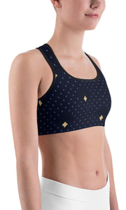 Black stars and dusts sports bra - Shopping ing